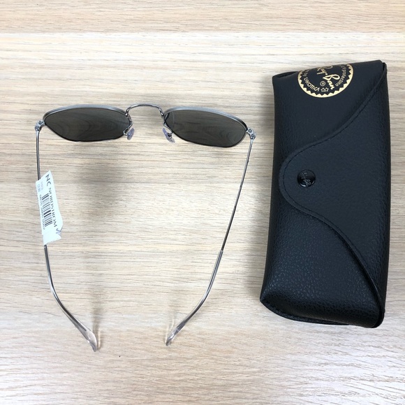 NWT Ray-Ban Gunmetal Aviators RB385751 - Picture 6 of 11